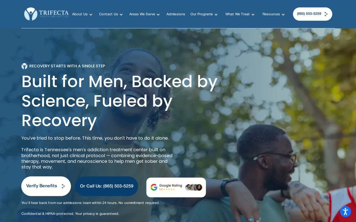 Trifecta Healthcare Institute website